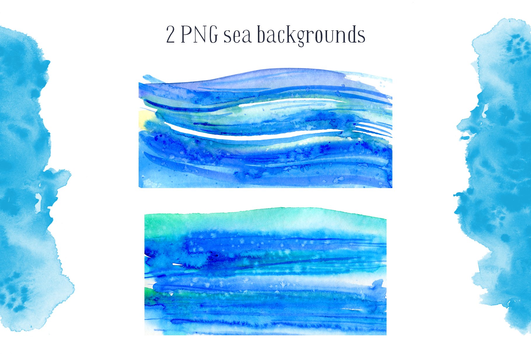 There are 2 PNG sea backgrounds.