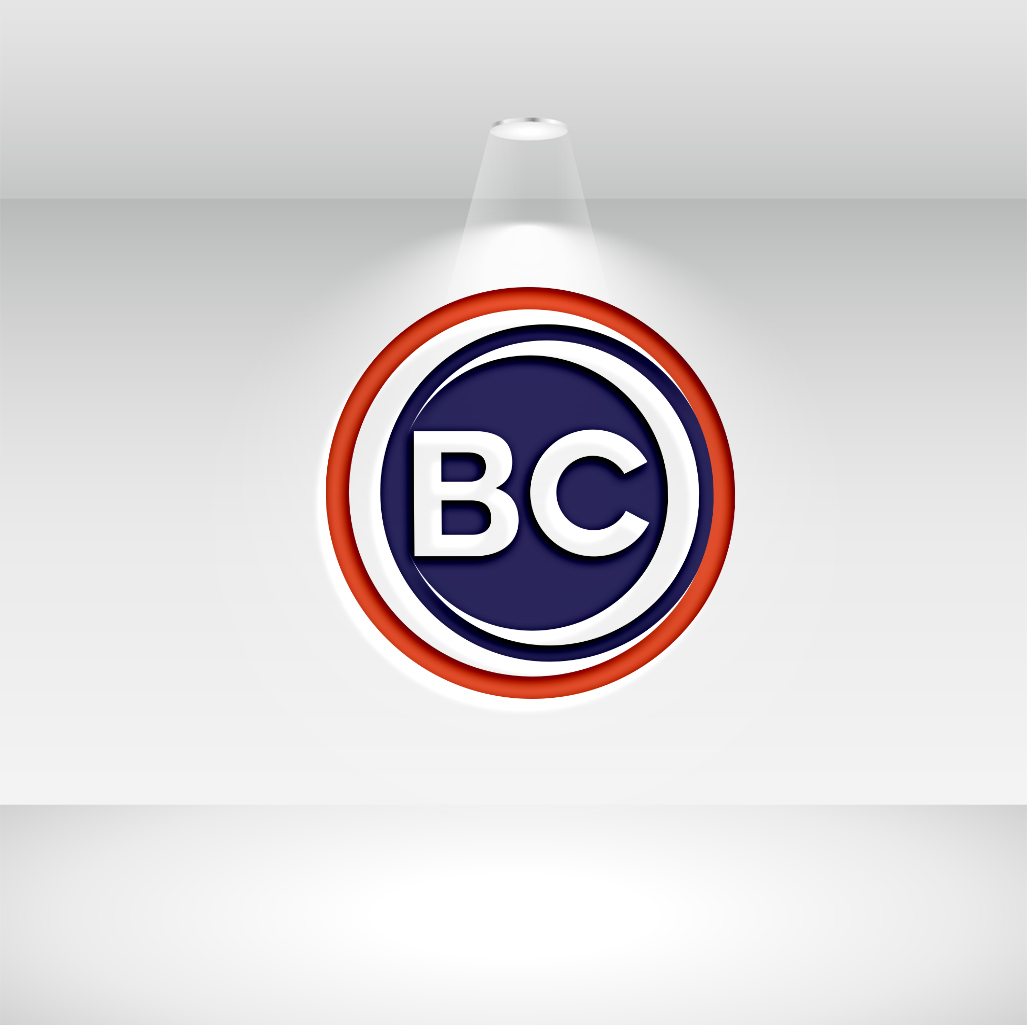 Stylish Letter BC Logo Design preview image.