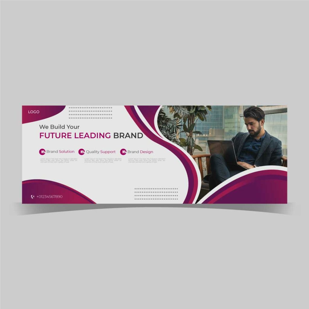 Corporate Business Facebook Cover Design Template - MasterBundles