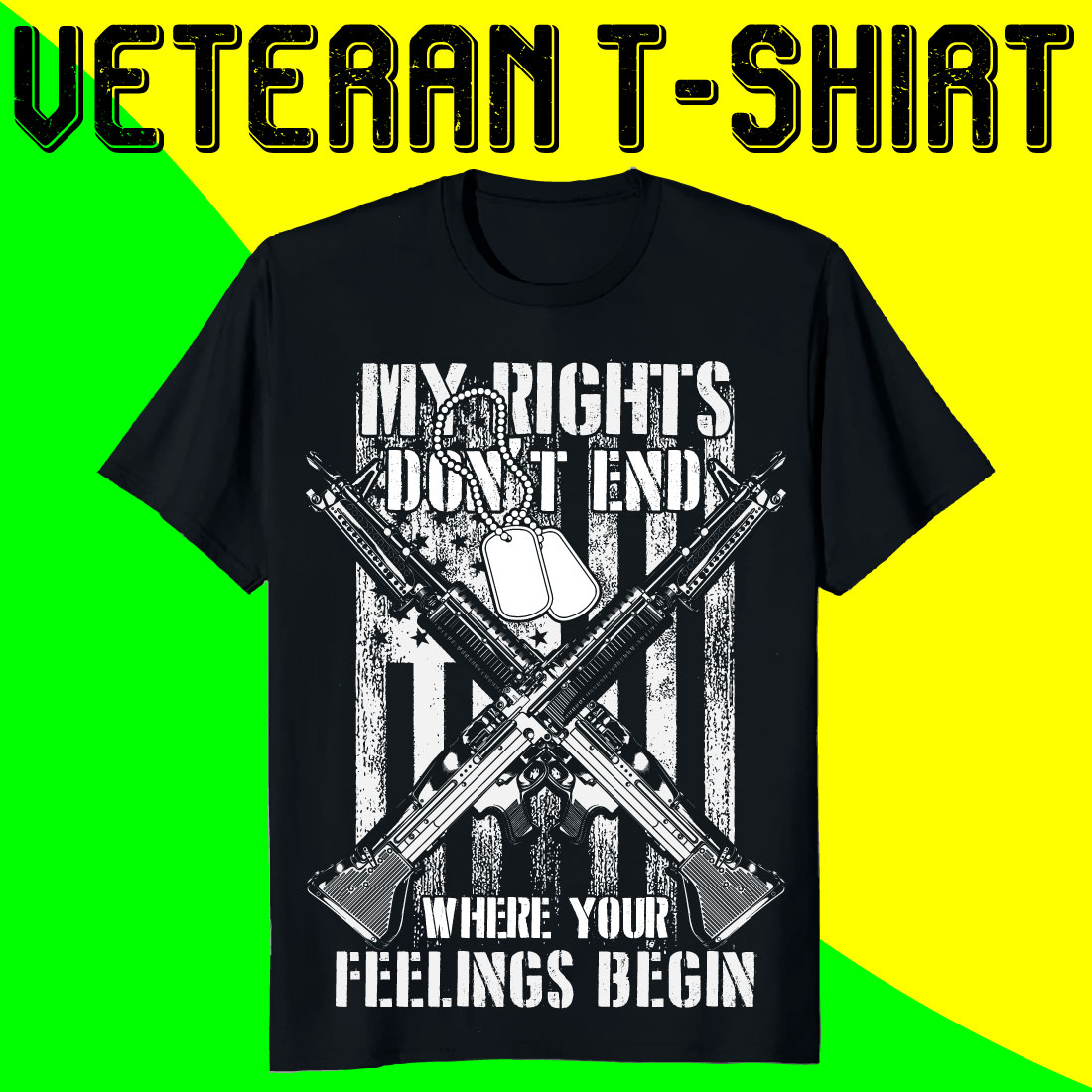 Veteran T-shirt Designs Bundle preview image.