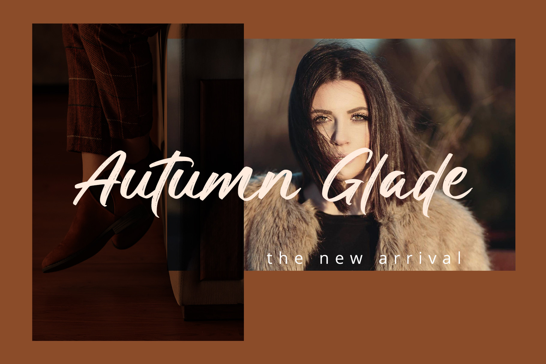 Golden Winter Casual Display Font preview image.