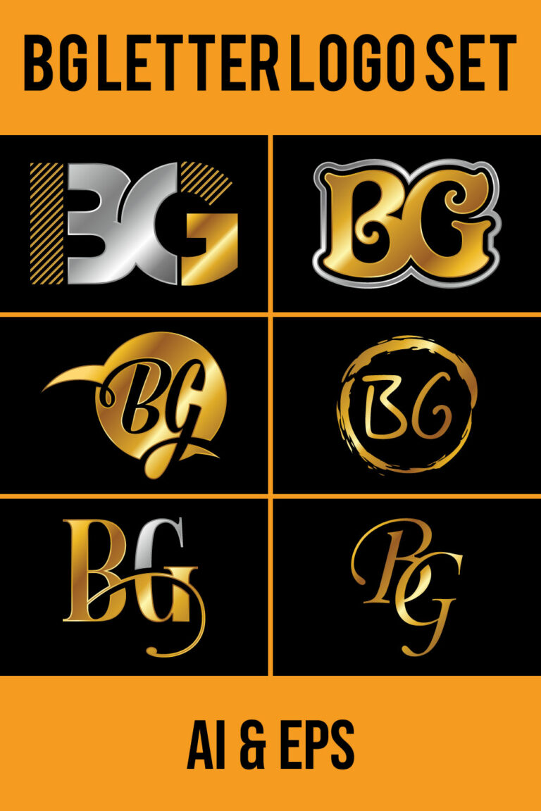 Initial Letter B G Logo Design Vector Template. Graphic Alphabet Symbol ...