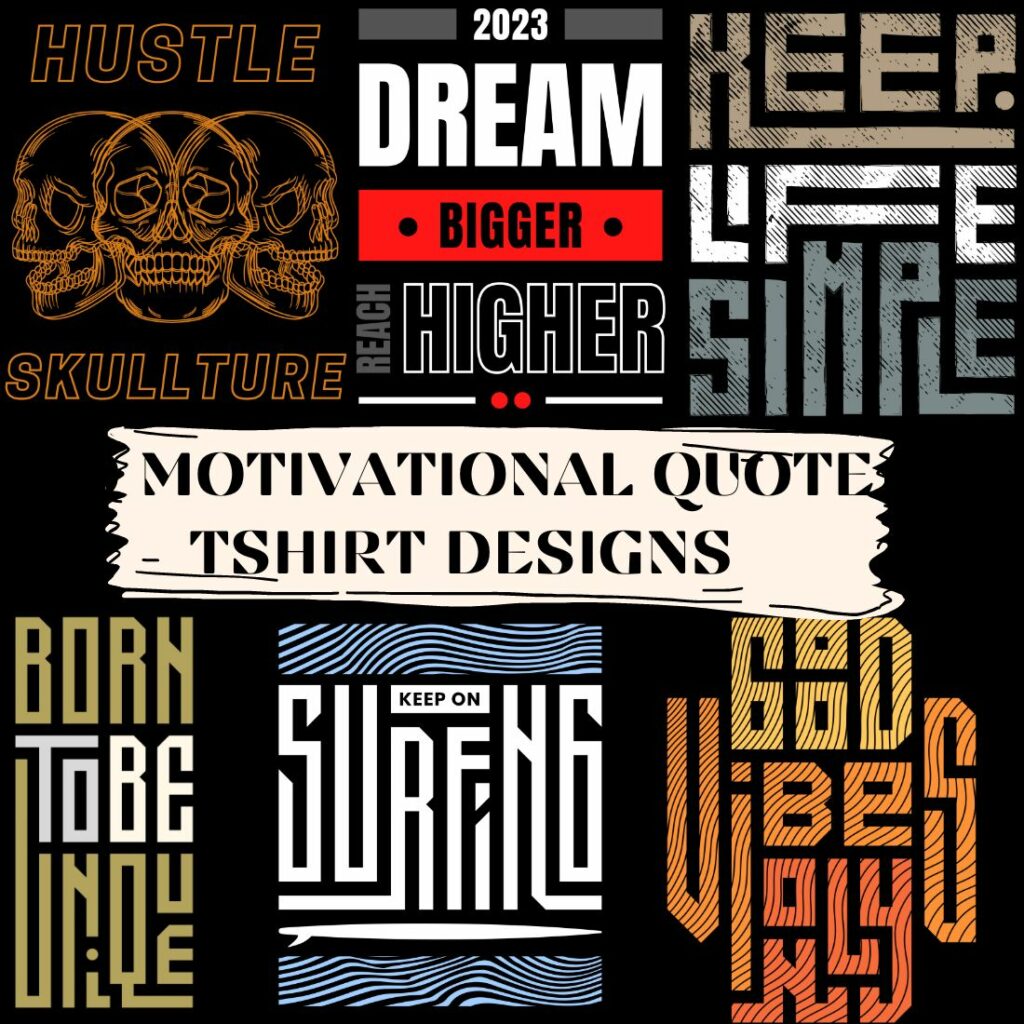 50 Motivational Quote T-shirt designs - MasterBundles
