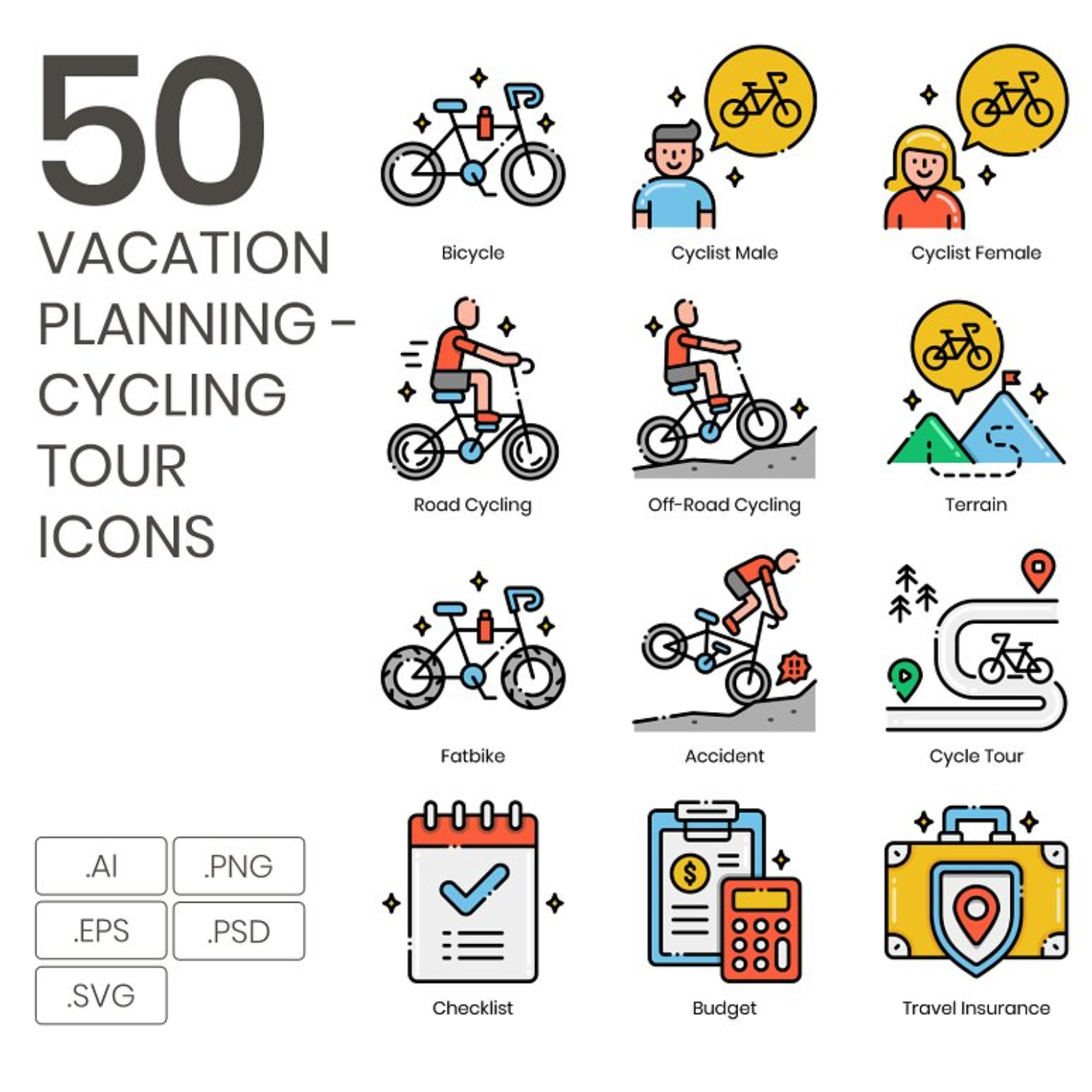 50 Vacation Planning - Cycling Tour.