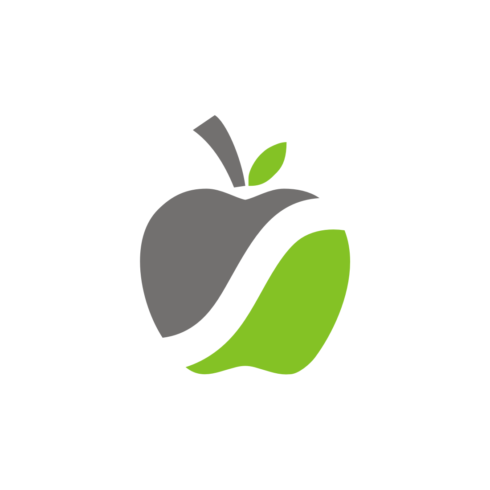Apple Fruits Logo Vector main image.