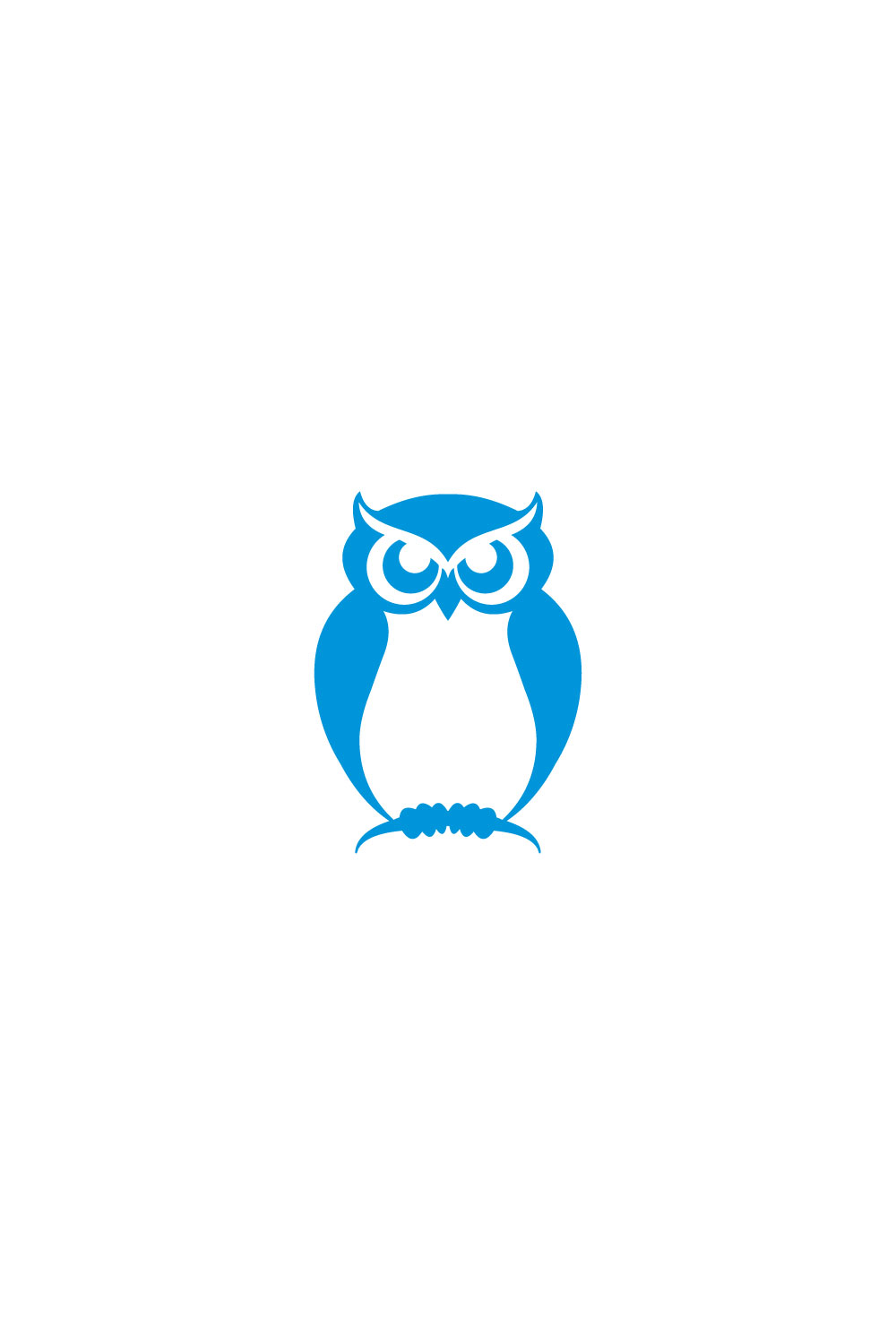 Owl Bird Animal Logo pinterest image.