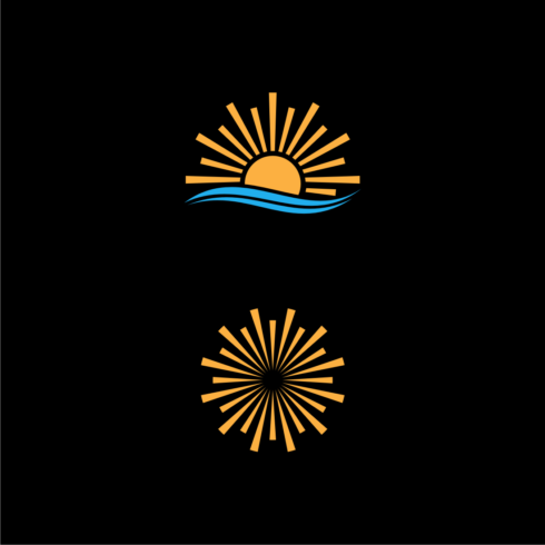Sun Logo Vector main image.