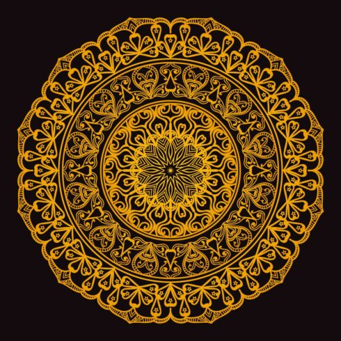 Gold Ornamental Mandala Design main cover