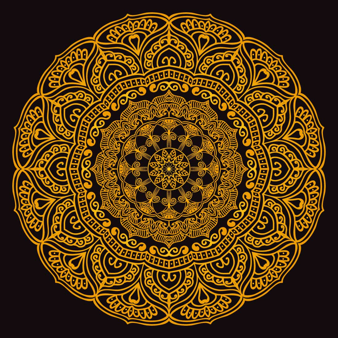 Royal Mandala Background Design - MasterBundles