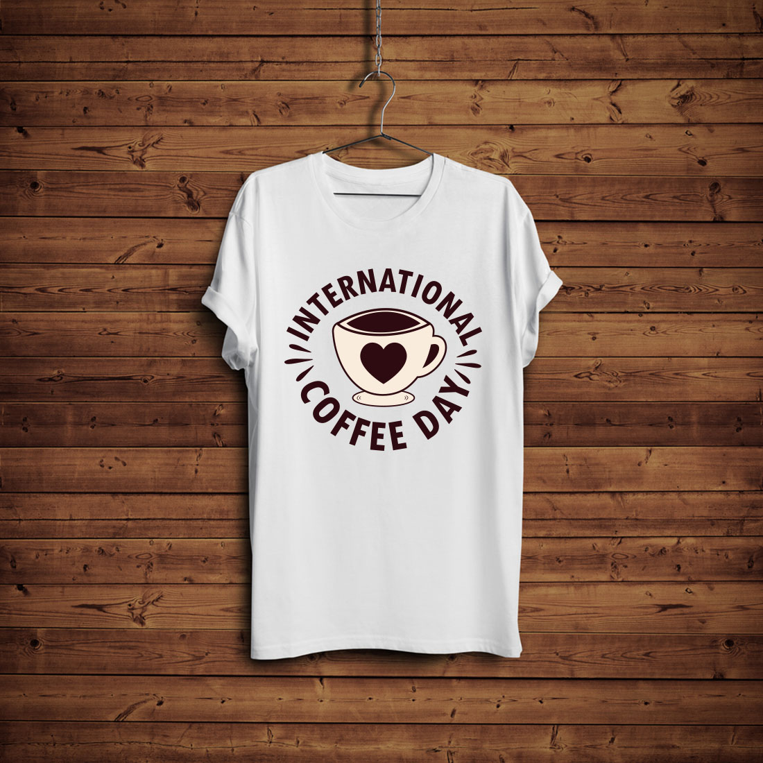 Coffee Quotes Typography Vector T-Shirt Designs Bundle. preview image.