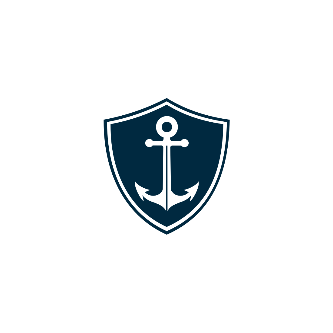 shield anchor logo vector | MasterBundles