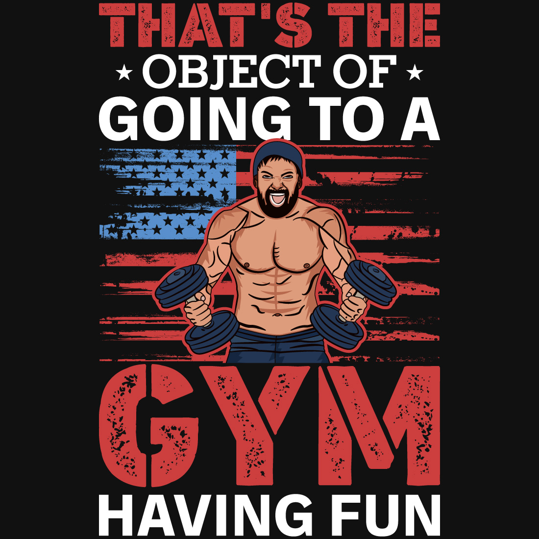 Gym Or Fitness T-Shirt Design cover