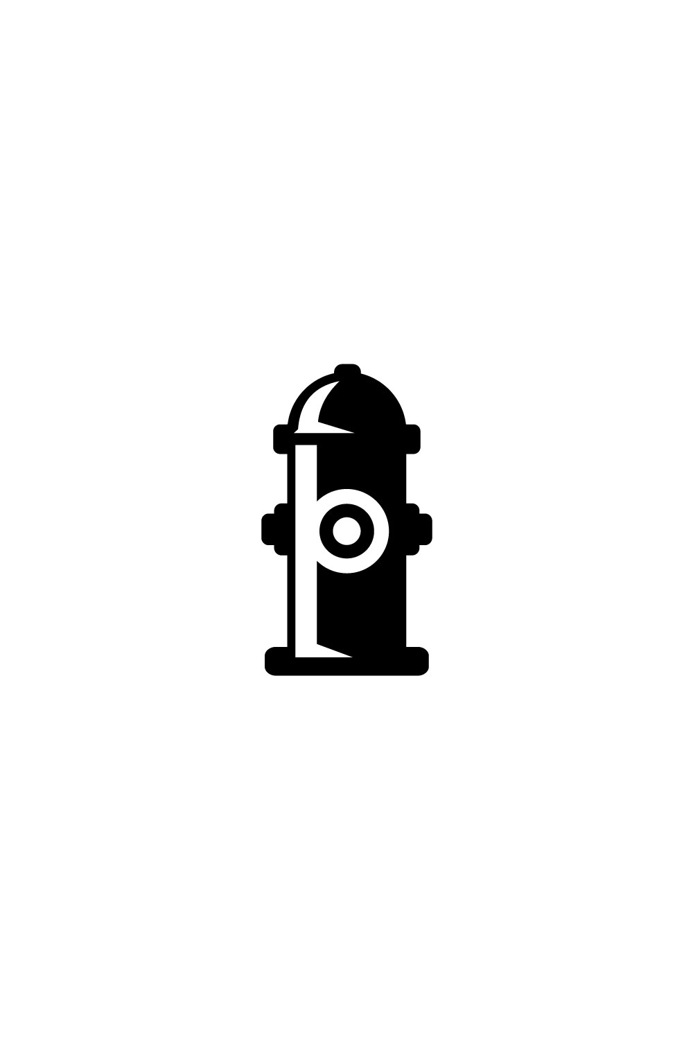 Fire Hydrant Logo Vector pinterest image.