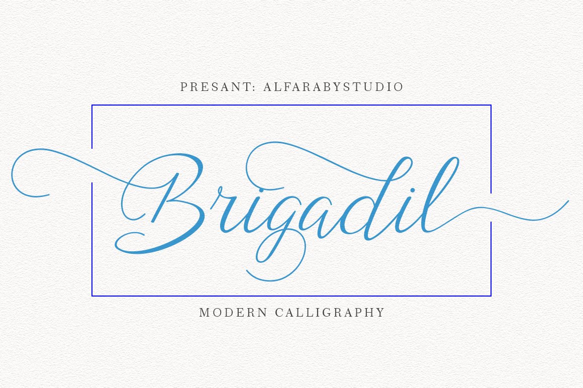 Cover with blue lettering "Brigadil" on a gray background.