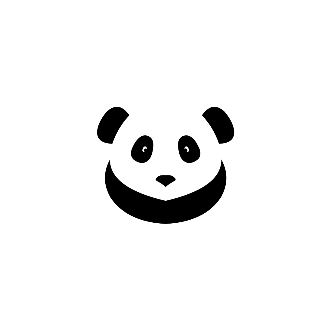 Panda Head Logo Vector Design main cover image.