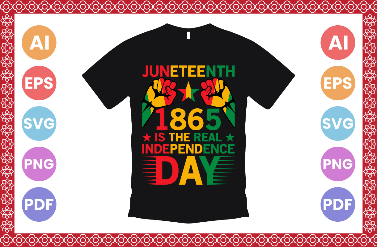 Black t-shirt with so colorful font.