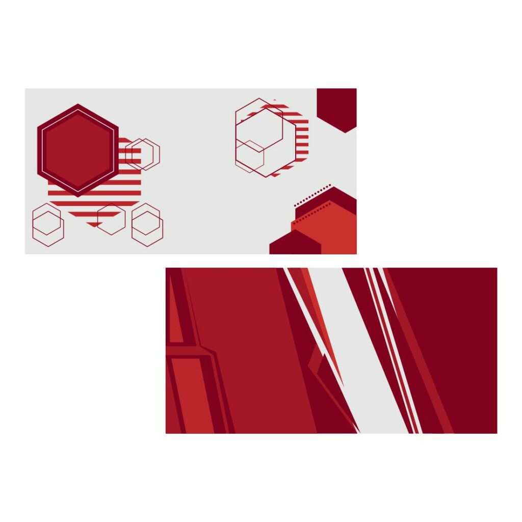 6 Abstract Red Background Flat Design with Solid Color - MasterBundles