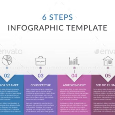 6 Steps - Infographic Template Main Cover.