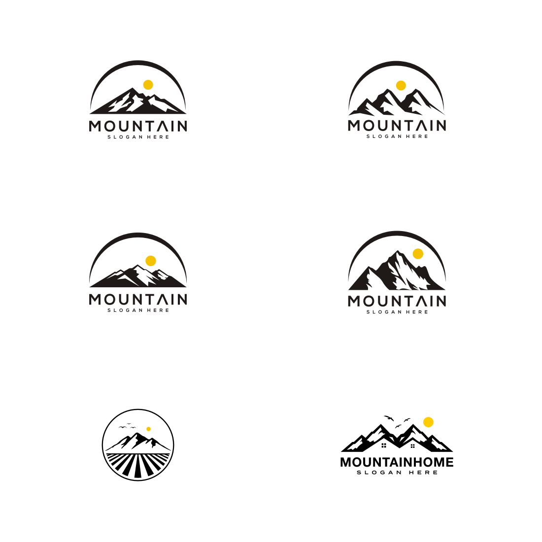 Mountain Logo Vector.