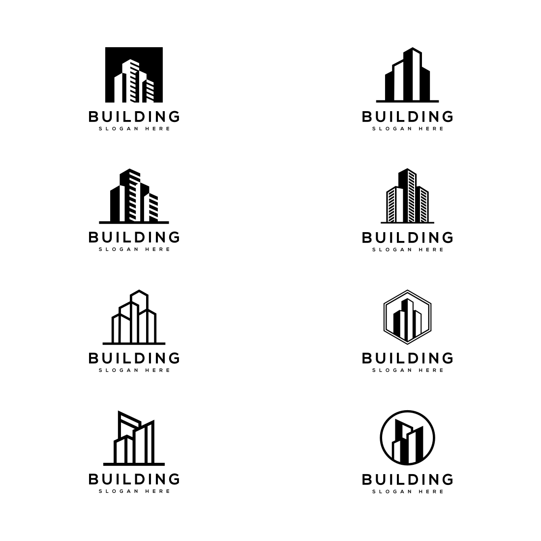 Building Logo Vector Design.