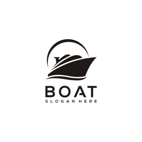 Boat Logo Vector.