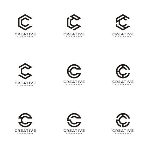 Set of Letter C Logo cover image.