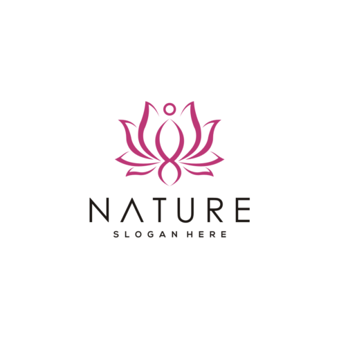 Lotus Flower Logo Nature cover.