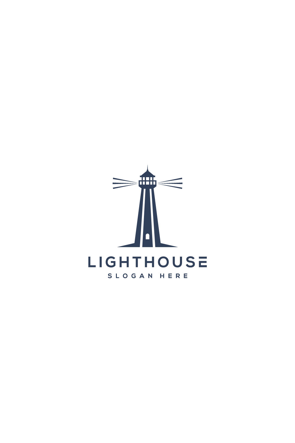 Lighthouse Logo concept. Creative Minimal design template. Symbol for  Corporate Business Identity. Creative Vector element Stock Vector | Adobe  Stock