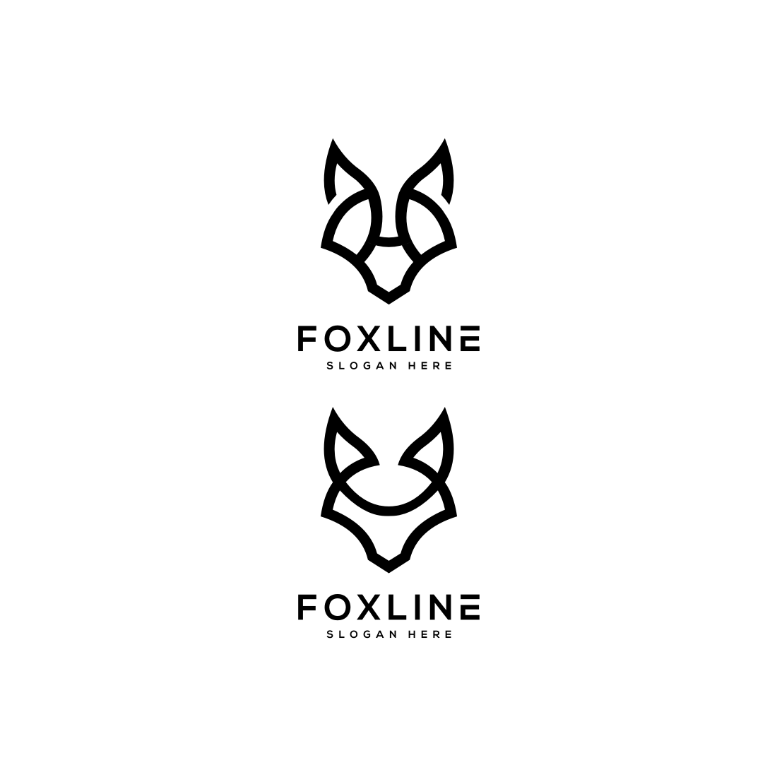 Head Fox Line Style Logo cover image.