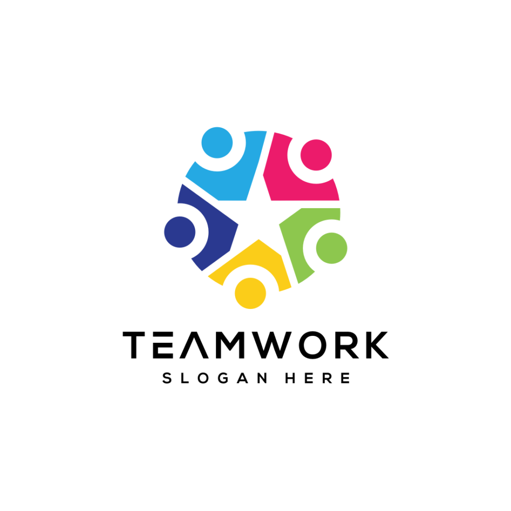 teamwork community logo vector design | MasterBundles