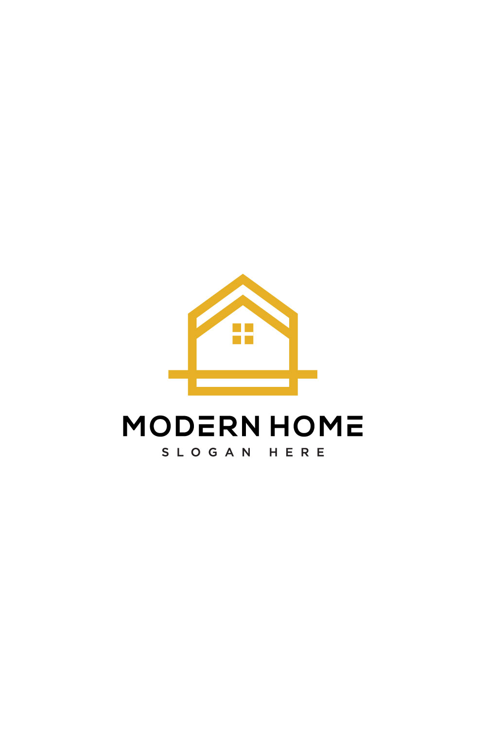 Modern Home Logo Pinterest.