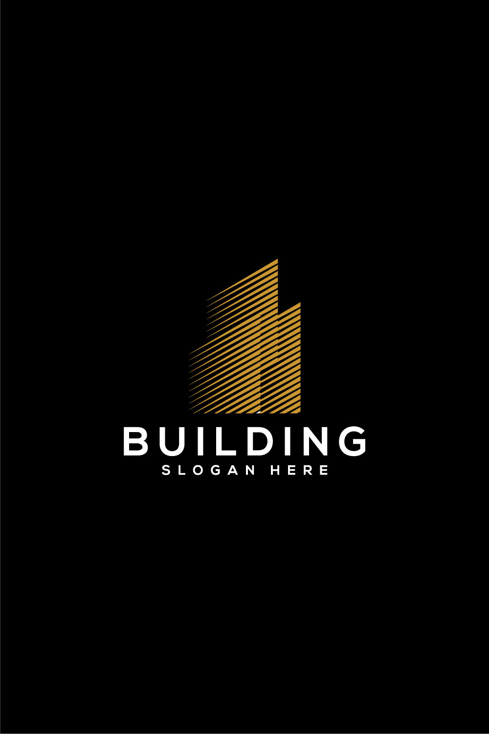 Building Logo Vector Design - Pinterest.