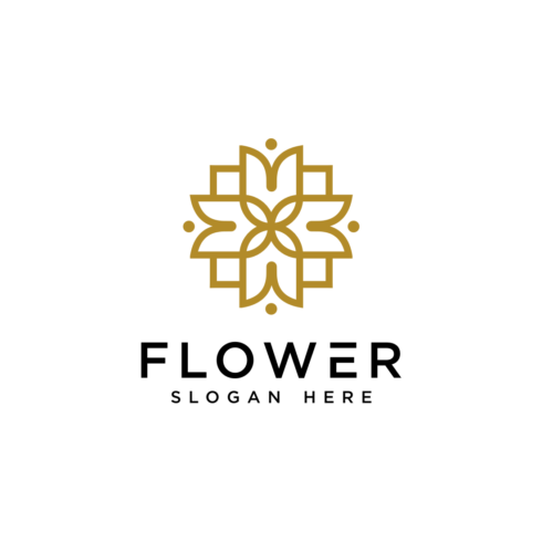Flower Nature Logo Vector Design preview.