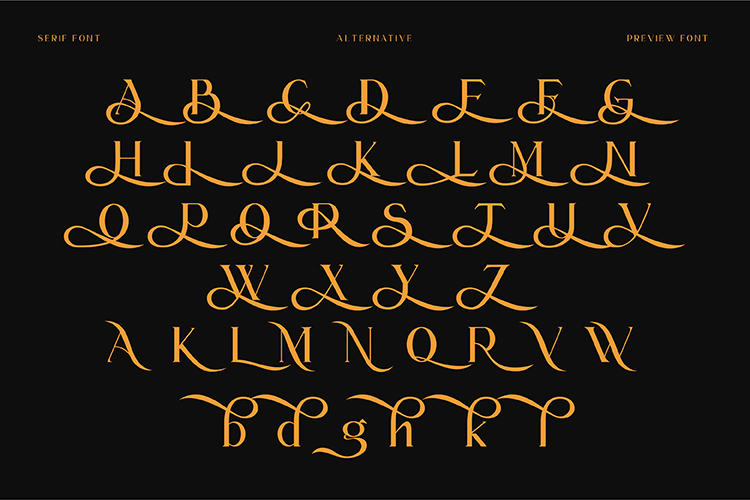 Herosima Modern Serif Font alternative.