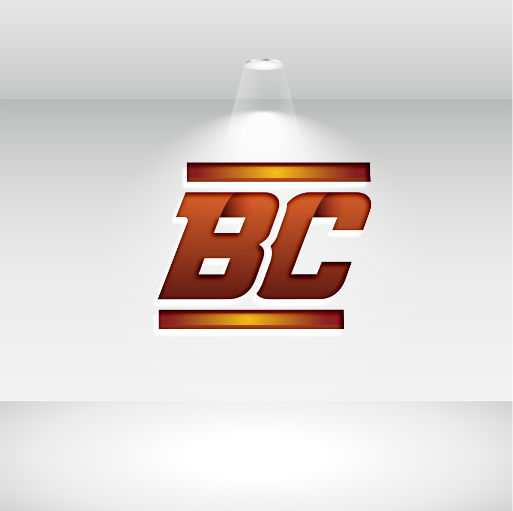 Simple Letter BC Logo Design preview image.