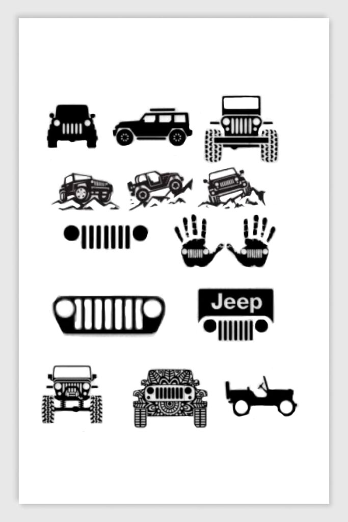 20+ Jeep SVG Free and Premium Designs 2023 - MasterBundles