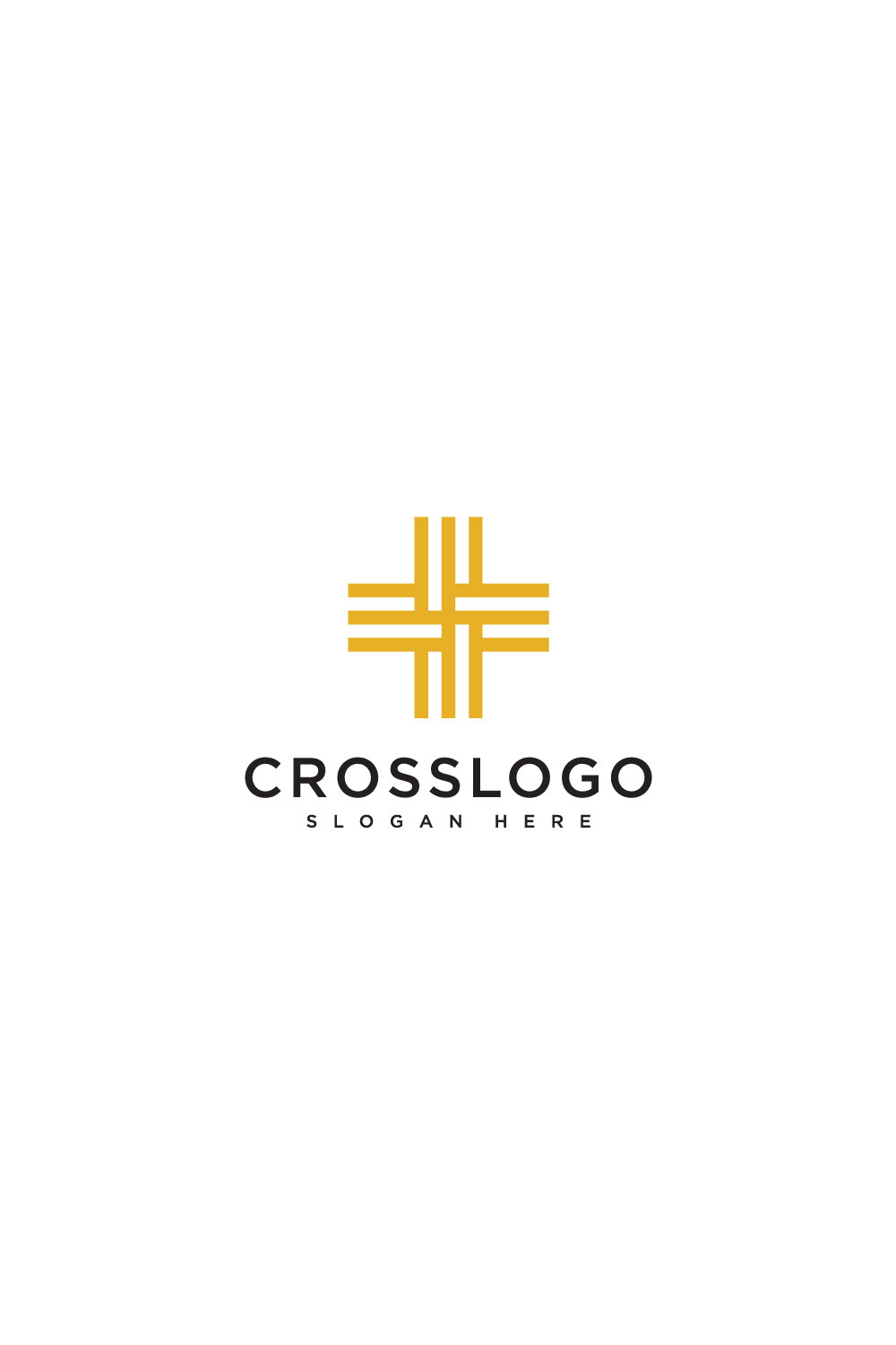 Cross Logo Vector Design - Pinterest.