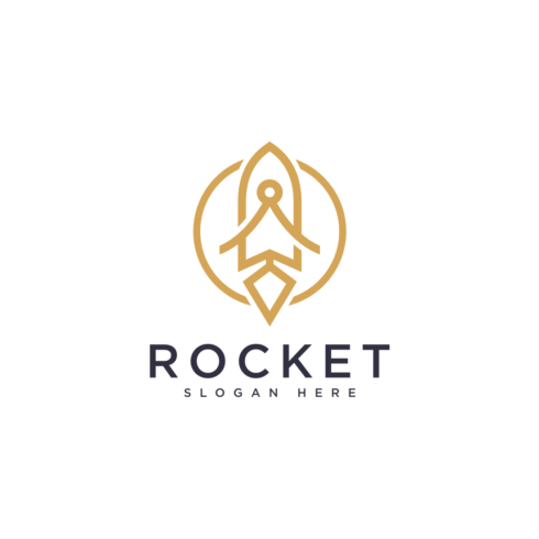 Rocket Logo Vector Design.