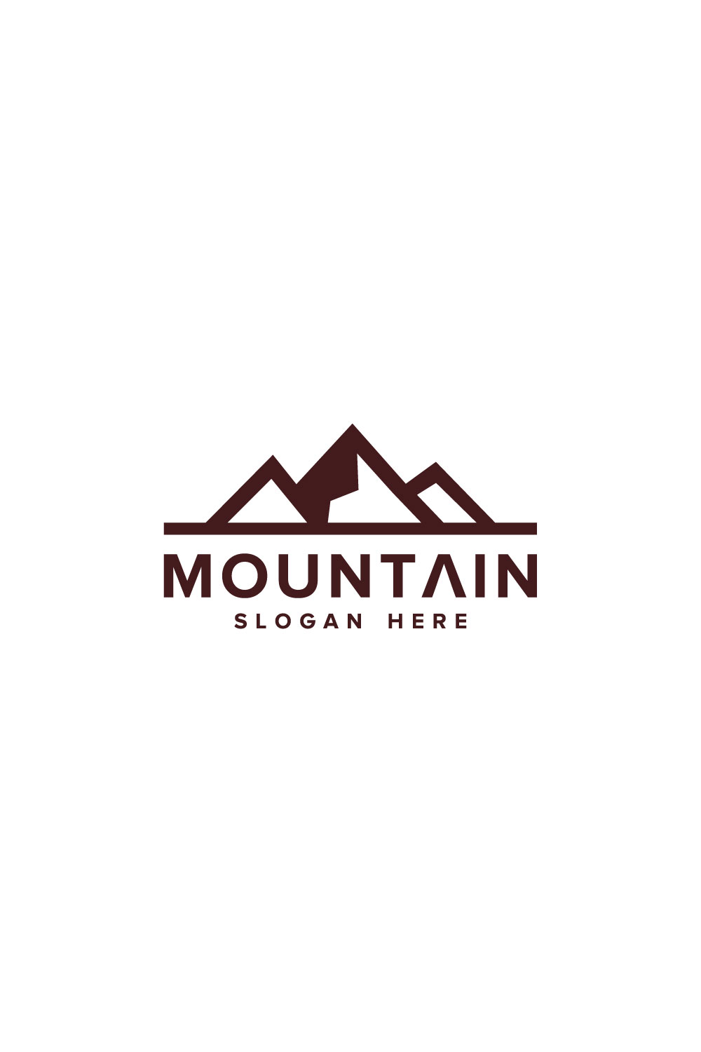 Mountain Logo Vector Design - Pinterest.