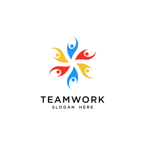Teamwork Community Logo Vector Design.