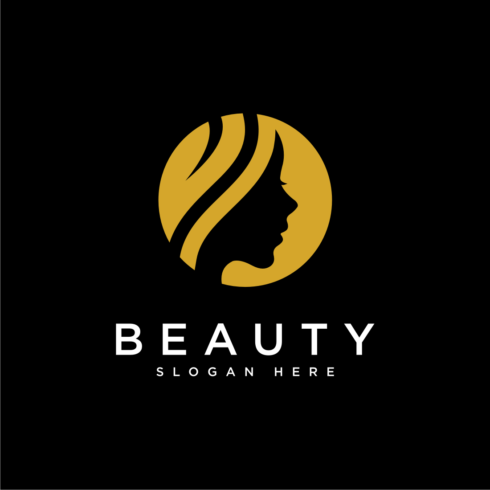 Woman Beauty Face Logo Vector Design main cover.