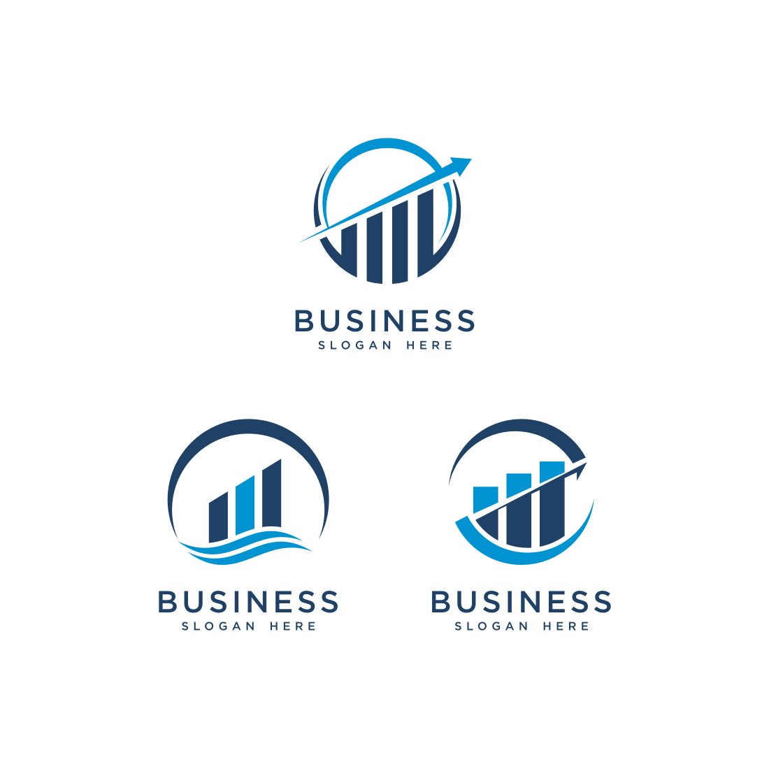 Business Finance Logo Vector Design main cover.