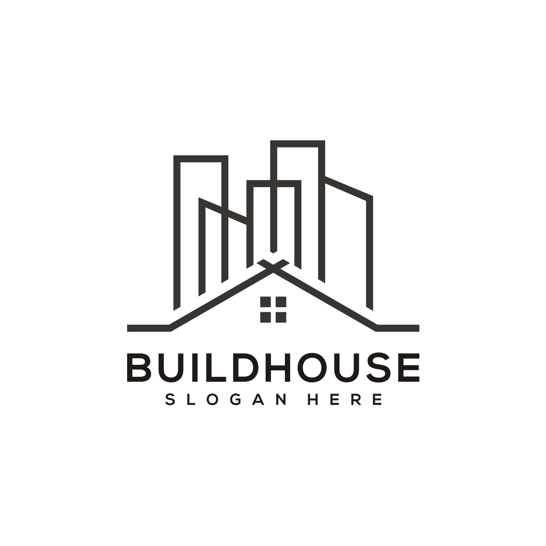 Build House Logo Vector Design.