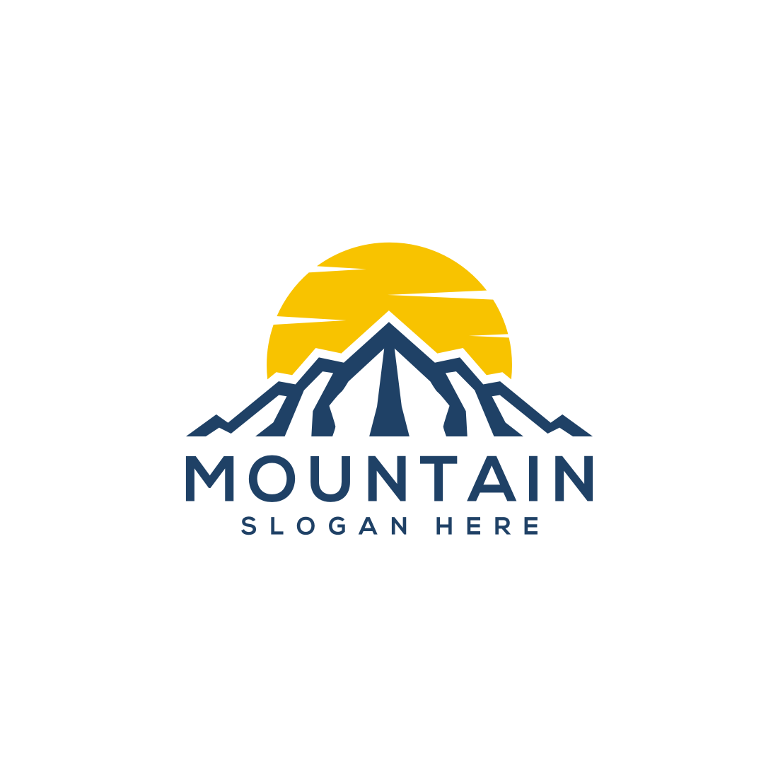 Mountain Logo Vector Design.