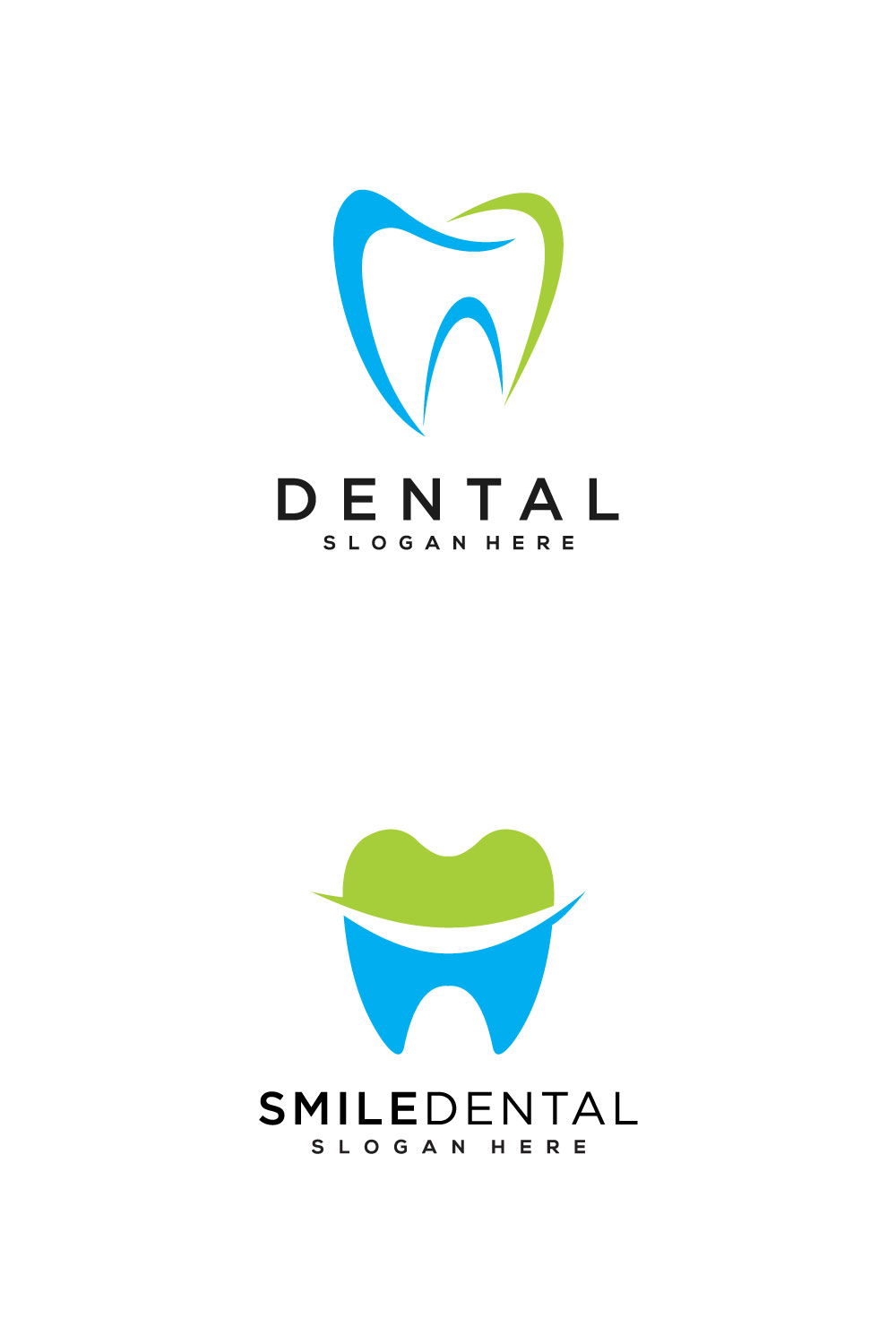 Set Of Dental Logo Vector Design - Pinterest.