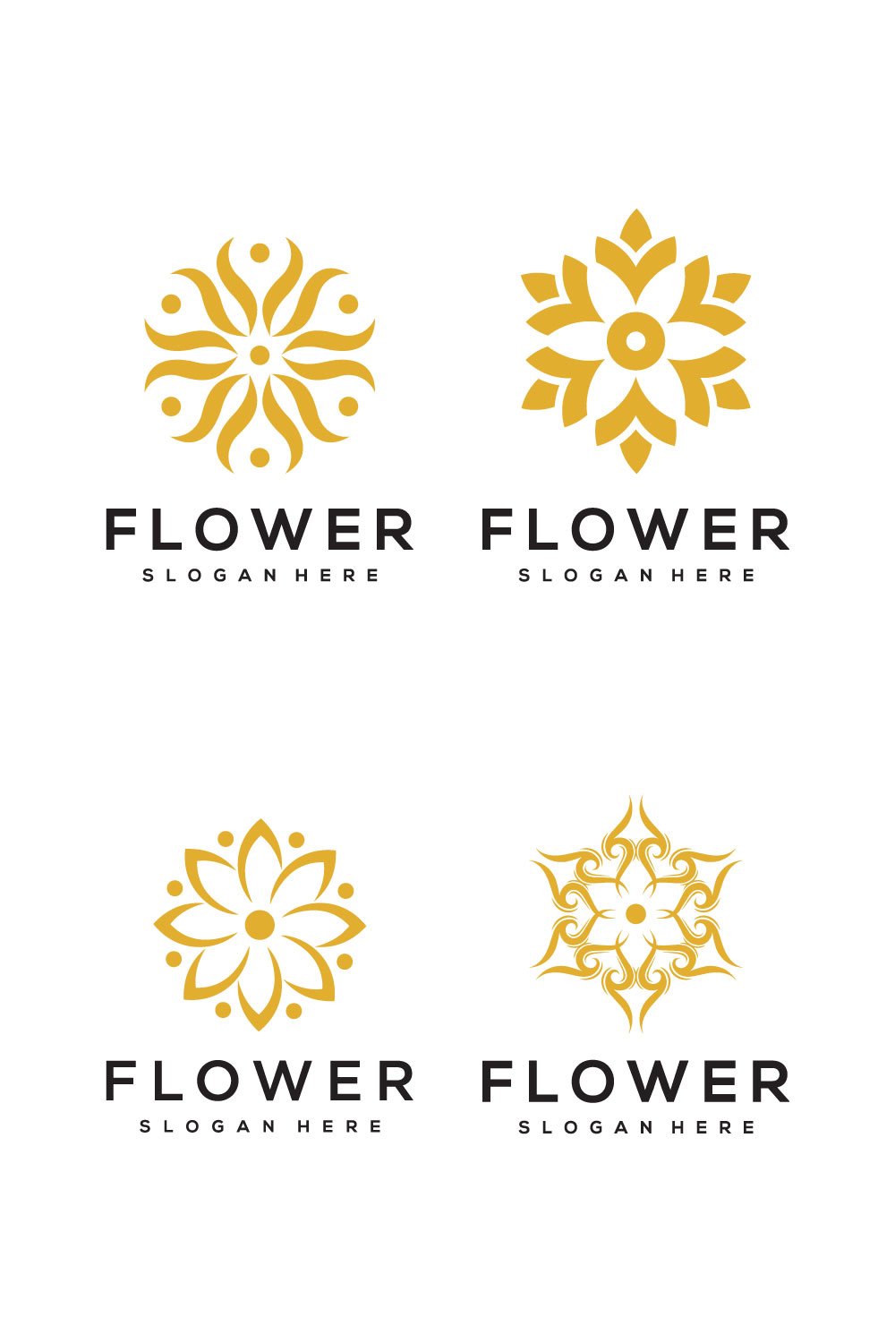 Flower Nature Logo Design Vector Pinterest.