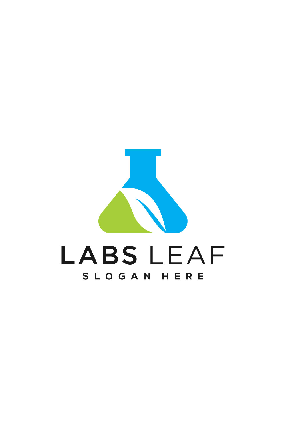 Tube Lab and Leaf Logo Vector Design - Pinterest.