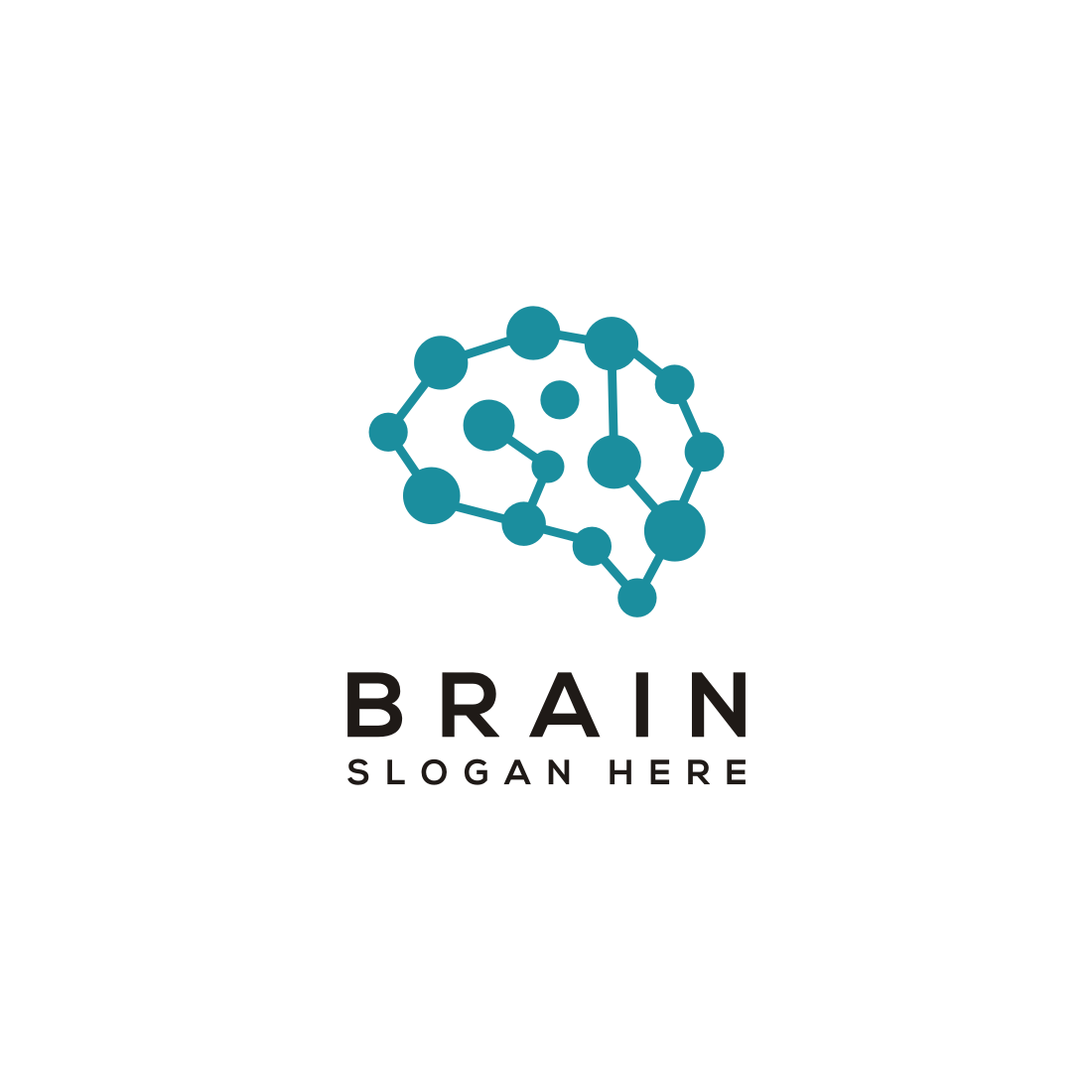 Brain Tech Logo Vector Design main cover.