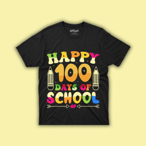 Image of a T-shirt with an irresistible slogan Welcome 100 Days Of School