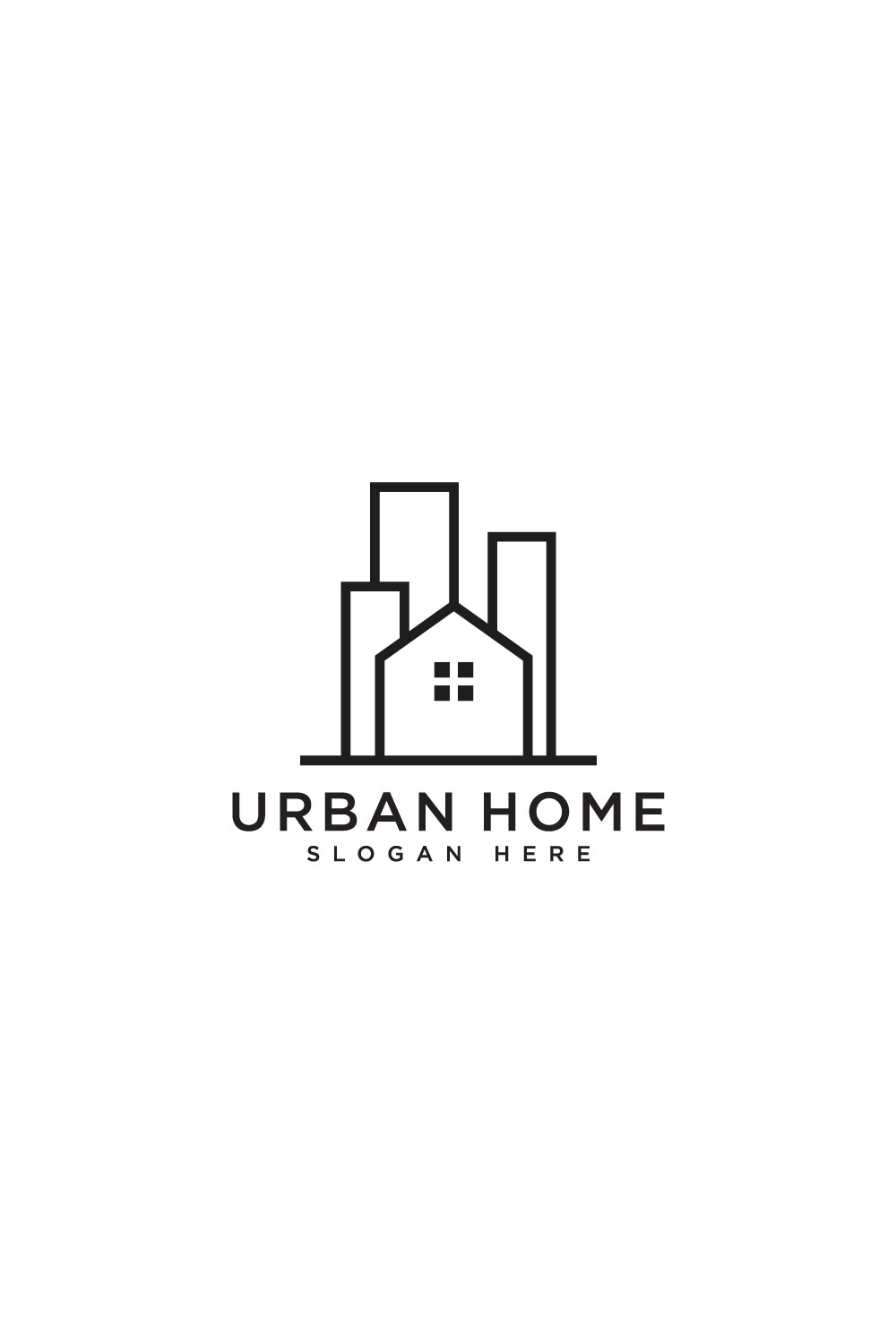 Home Logo Design Vector Pinterest.